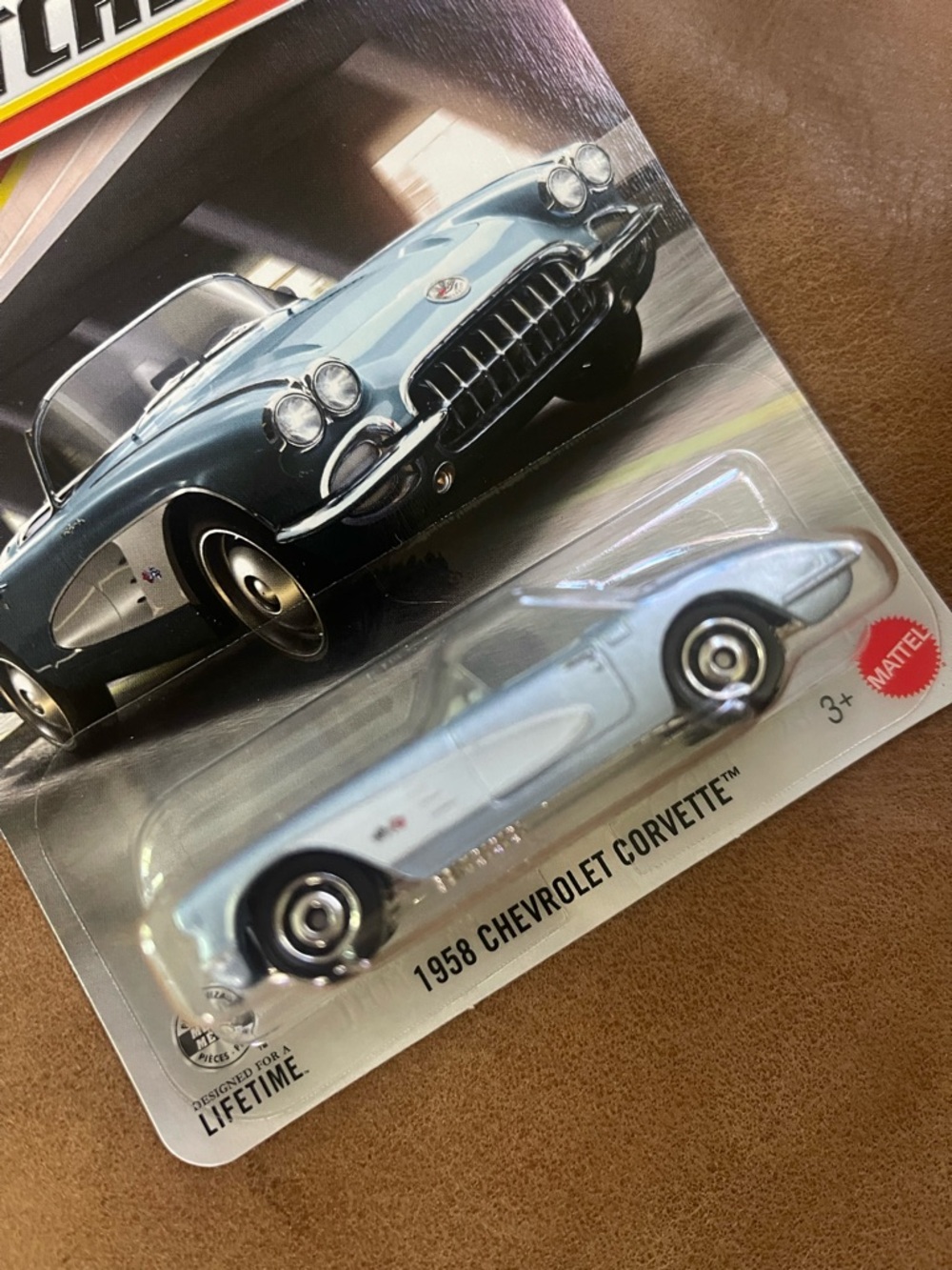 Mattel Matchbox 1958 Chevrolet Corvette Die-Cast, Cake Topper - Picture 2 of 3